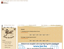 Tablet Screenshot of jne.hu