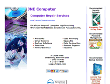 Tablet Screenshot of jne.com